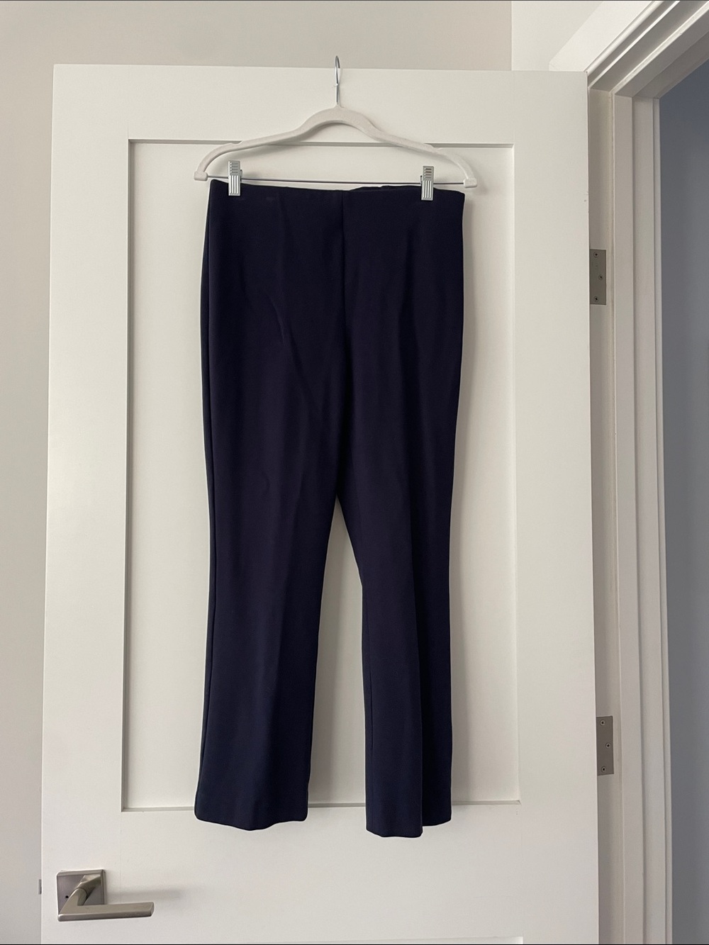 Talbots Navy Pull-On Pants with Elastic Waistband